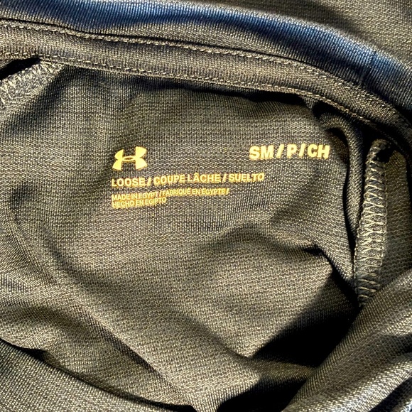 Under Armour Men's Navy Athletic Tee Size Small Loose Fit - Picture 3 of 4